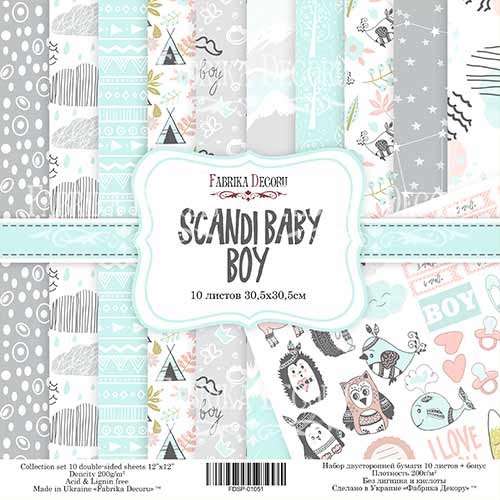    "Scandi Baby Boy", 30,5x30,5, 10