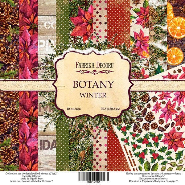   "Botany winter", 30,5x30,5 10