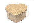 Коробка из папье-маше сердце 11х6см