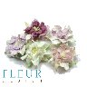Гардении микс сиреневых оттенков, 4см,5шт