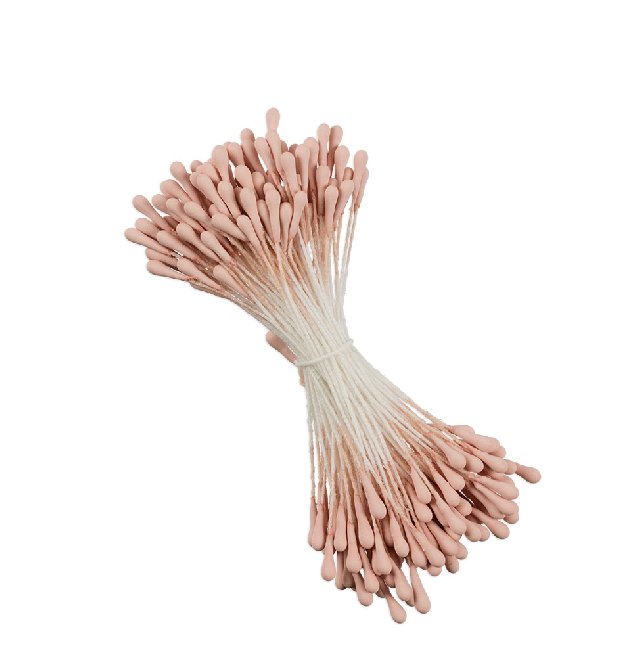 Тычинки для искусственных цветов розовый (1,5мм) 85шт